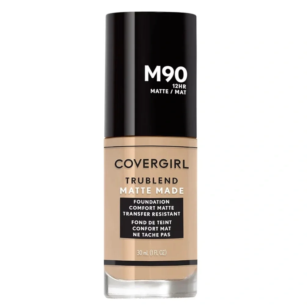 COVERGIRL TruBlend Matte Made Liquid Foundation, Perfect Beige M90